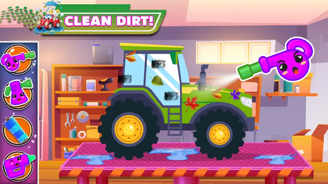 Play Kids Vehicles Auto Wash Garage  and enjoy Kids Vehicles Auto Wash Garage with UptoPlay