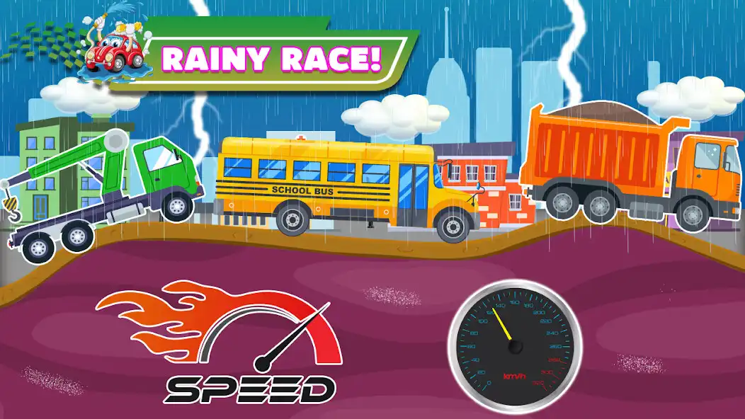 Play Kids Vehicles Auto Wash Garage as an online game Kids Vehicles Auto Wash Garage with UptoPlay