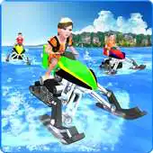 Free play online Kids Water Bike Racing 3D APK