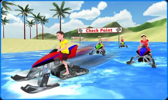 Play Kids Water Bike Racing 3D Play Kids Water Bike Racing 3D