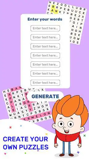Play Kids Word Search Games Puzzle as an online game Kids Word Search Games Puzzle with UptoPlay
