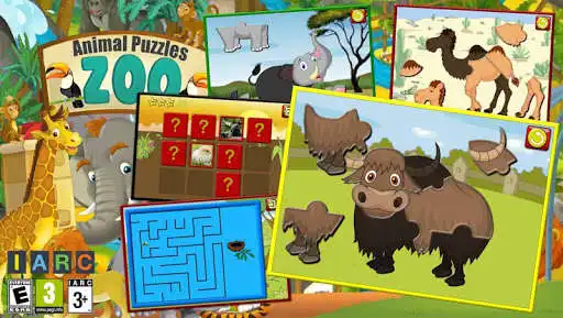 Play Kids Zoo Animal Jigsaw Puzzles  and enjoy Kids Zoo Animal Jigsaw Puzzles with UptoPlay