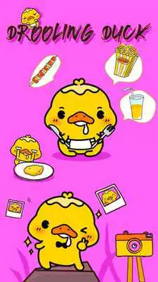 Play Kika Drooling Duck Sticker