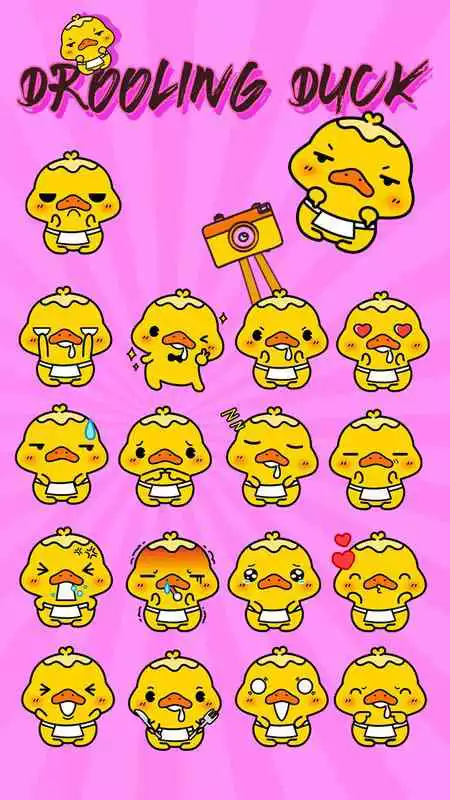 Play Kika Drooling Duck Sticker