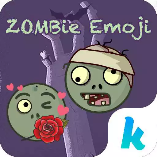 Free play online Kika Keyboard Zombie Emoji  APK