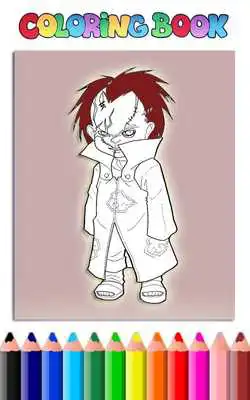 Play Killer Chucky Coloring Play Killer Chucky Coloring