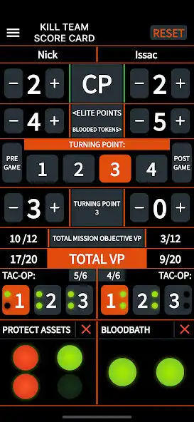 Play Kill Team Score Card  and enjoy Kill Team Score Card with UptoPlay