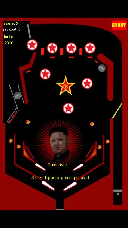 Play Kim-Ball - Kim Jong Un Pinball