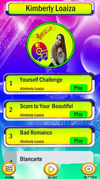 Play Kimberly Loaiza Piano Tiles  and enjoy Kimberly Loaiza Piano Tiles with UptoPlay