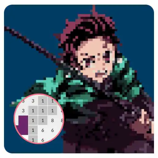 Play Kimetsu No Yaiba Pixel Art Games APK Play Kimetsu No Yaiba Pixel Art Games APK