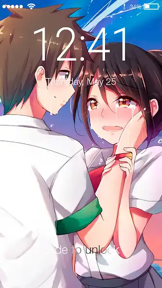 Play Kimi Cute Couple Anime Name Theme Screen Lock  and enjoy Kimi Cute Couple Anime Name Theme Screen Lock with UptoPlay