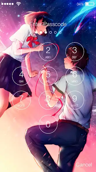 Play Kimi Cute Couple Anime Name Theme Screen Lock as an online game Kimi Cute Couple Anime Name Theme Screen Lock with UptoPlay