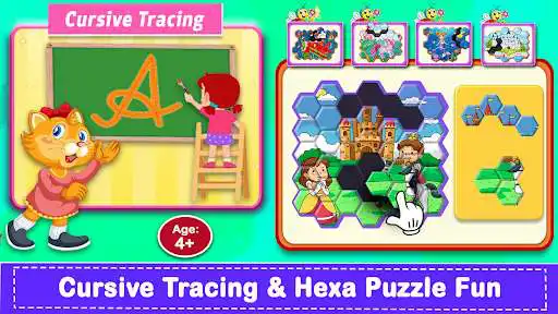 Kindergarten Kids Learning - Educational Games online game with UptoPlay