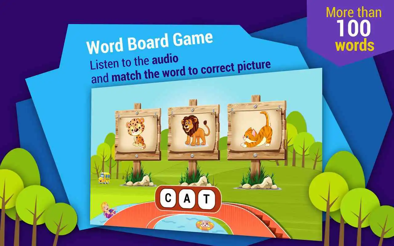 Play Kindergarten Kids Word Games