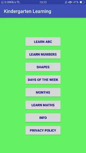Kindergarten Learnings: Educational App online game with UptoPlay