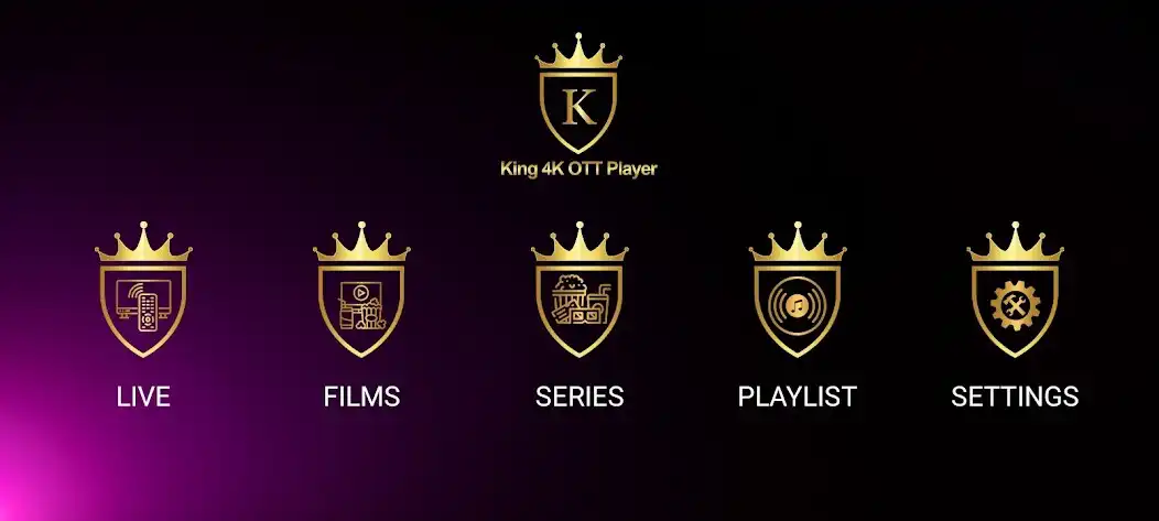 Play King 4k OTT Player for Mobile as an online game King 4k OTT Player for Mobile with UptoPlay