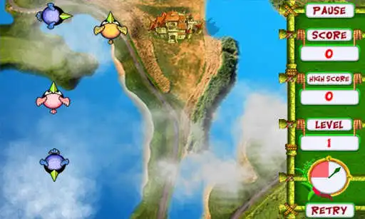 Play King Bird Fling Puzzle Game as an online game King Bird Fling Puzzle Game with UptoPlay