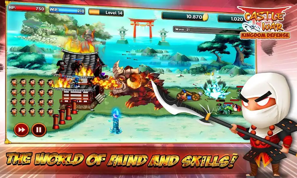Play Kingdom Defense: Castle War TD  and enjoy Kingdom Defense: Castle War TD with UptoPlay