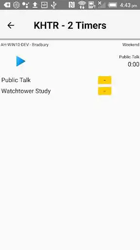 Play Kingdom Hall Timer - Remote as an online game Kingdom Hall Timer - Remote with UptoPlay
