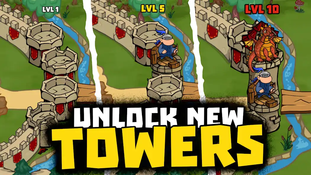 Play Kingdom War: Castle Defence TD as an online game Kingdom War: Castle Defence TD with UptoPlay