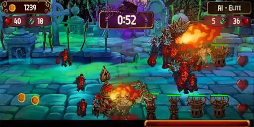 Play Kingdom Wars - RTS Battle Simulator as an online game Kingdom Wars - RTS Battle Simulator with UptoPlay