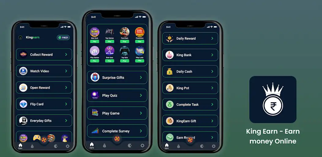 Play King Earn - Earn money Online  and enjoy King Earn - Earn money Online with UptoPlay