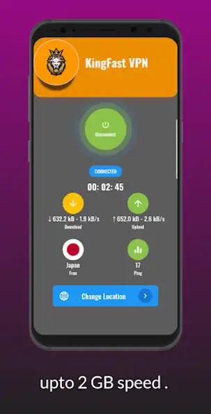 Play KingFast VPN as an online game KingFast VPN with UptoPlay