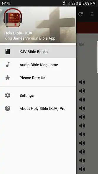 Play King James Audio Bible - Pro  and enjoy King James Audio Bible - Pro with UptoPlay