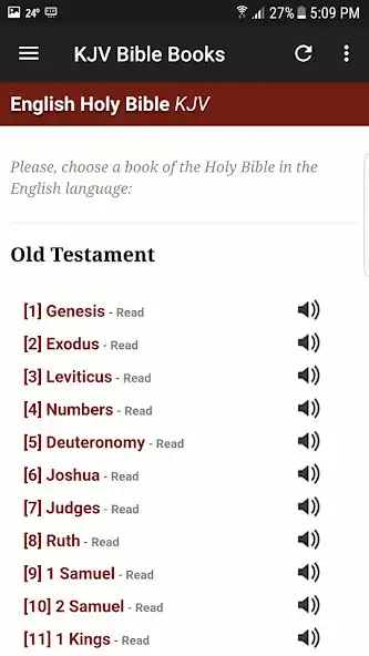 Play King James Audio Bible - Pro as an online game King James Audio Bible - Pro with UptoPlay