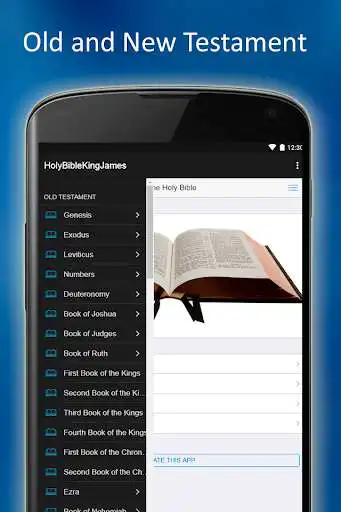 Play APK King James Bible Free: KJV english bible  and enjoy King James Bible Free: KJV english bible with UptoPlay com.stefanyapps.kingjamesbiblefree