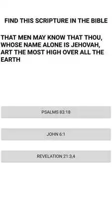 Play King James Bible Trivia Play King James Bible Trivia
