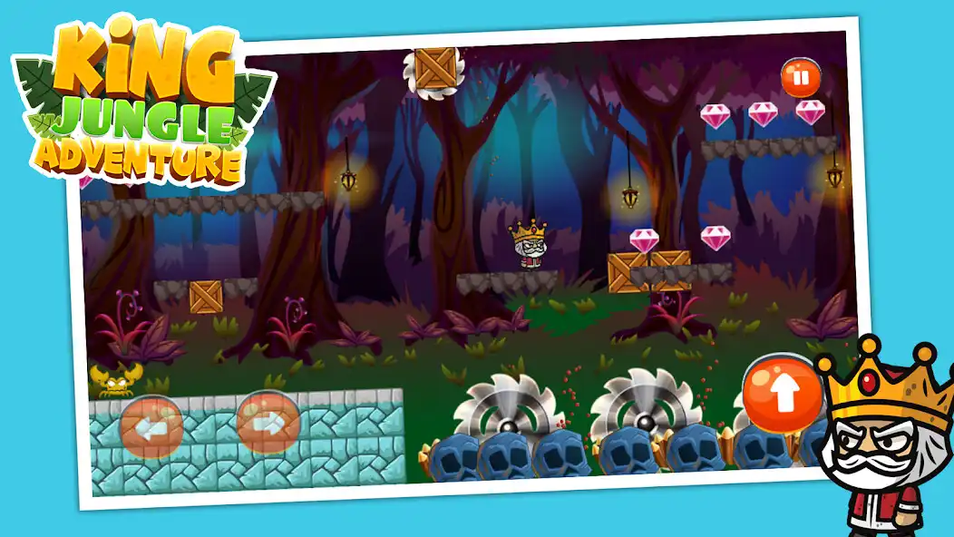 Play King Jungle Adventure as an online game King Jungle Adventure with UptoPlay