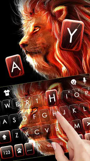 Play King Lion Keyboard Background as an online game King Lion Keyboard Background with UptoPlay
