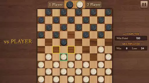 Play King of Checkers as an online game King of Checkers with UptoPlay