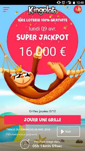 Play Kingoloto - Loterie gratuite  and enjoy Kingoloto - Loterie gratuite with UptoPlay