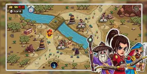 Play King Rush - Tower defence game as an online game King Rush - Tower defence game with UptoPlay
