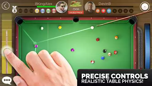 Play Kings of Pool - Online 8 Ball as an online game Kings of Pool - Online 8 Ball with UptoPlay