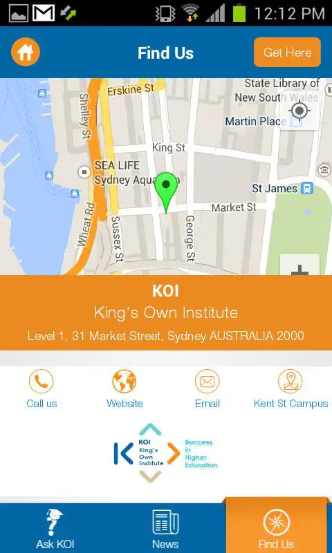 Play Kings Own Institute (KOI) app