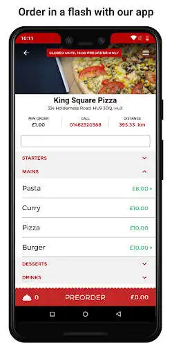 Play King Square Pizza as an online game King Square Pizza with UptoPlay