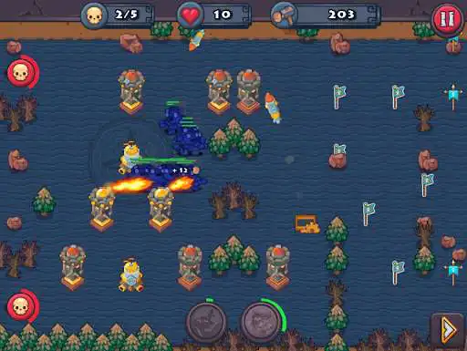 Play KingTower Defense as an online game KingTower Defense with UptoPlay