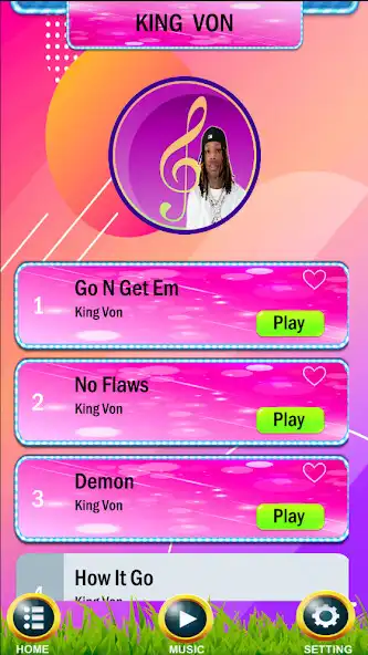Play King Von Piano Song Tiles  and enjoy King Von Piano Song Tiles with UptoPlay