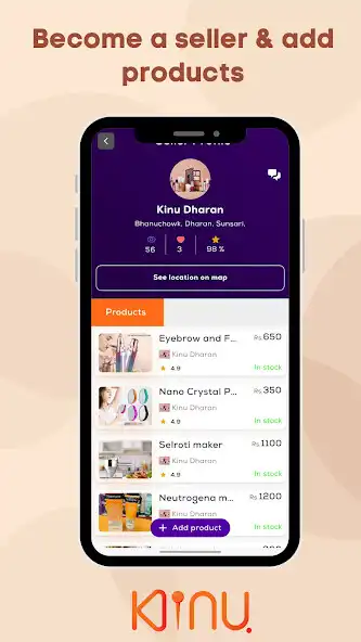 Play Kinu - Shopping and Discovery as an online game Kinu - Shopping and Discovery with UptoPlay