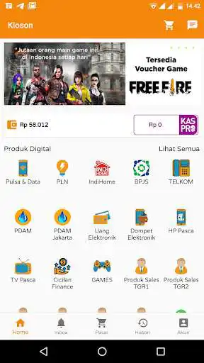 Play KIOSON INDONESIA : Topup  Bayar Tagihan Termurah  and enjoy KIOSON INDONESIA : Topup  Bayar Tagihan Termurah with UptoPlay