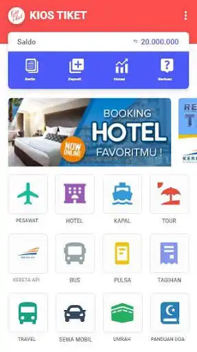 Play Kios Tiket  and enjoy Kios Tiket with UptoPlay