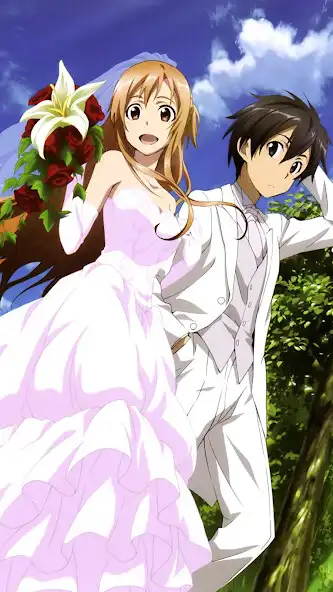 Play Kirito x Asuna Wallpaper HD 2K  and enjoy Kirito x Asuna Wallpaper HD 2K with UptoPlay