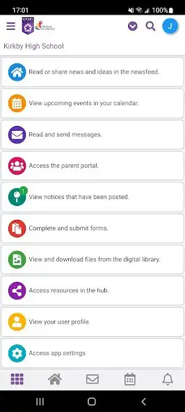 Play Kirkby High School App as an online game Kirkby High School App with UptoPlay