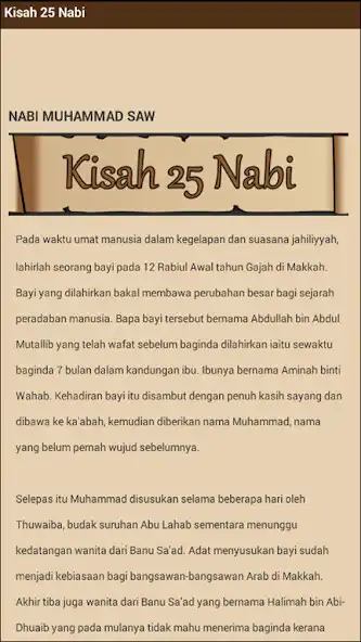Play Kisah 25 Nabi  and enjoy Kisah 25 Nabi with UptoPlay