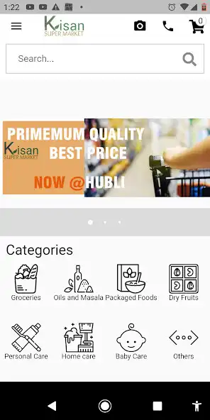 Play Kisan Super Market - Online Gr  and enjoy Kisan Super Market - Online Gr with UptoPlay