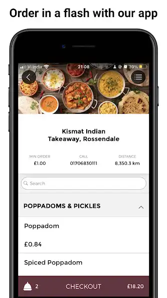 Play Kismat Indian Takeaway, Rossen  and enjoy Kismat Indian Takeaway, Rossen with UptoPlay