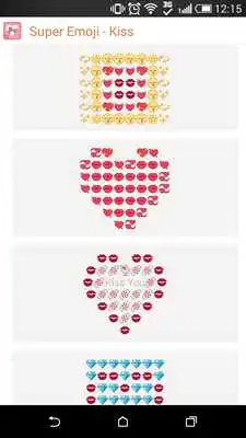 Play Kiss Emoji and Emoticons